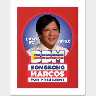 BBM BONGBONG MARCOS FOR PRESIDENT V2 ELECTION 2022 Posters and Art